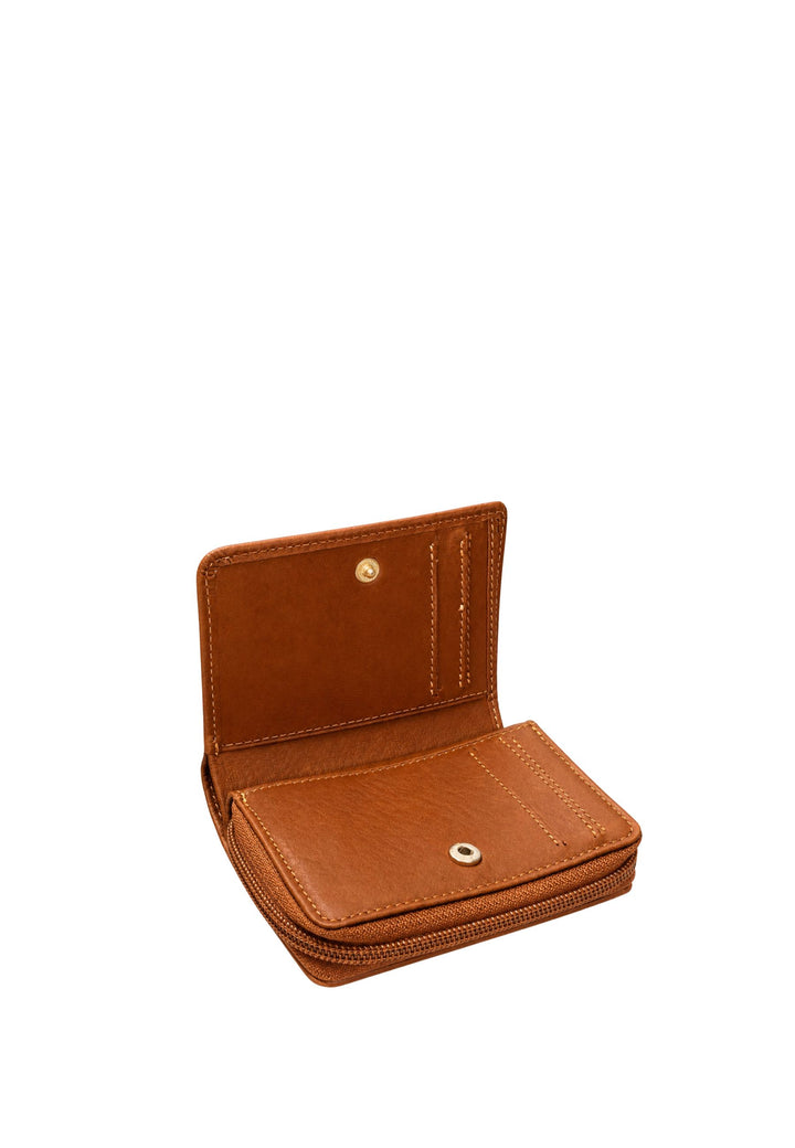 Arthur & Aston Porte Cartes Mixte, Homme, Femme Cognac