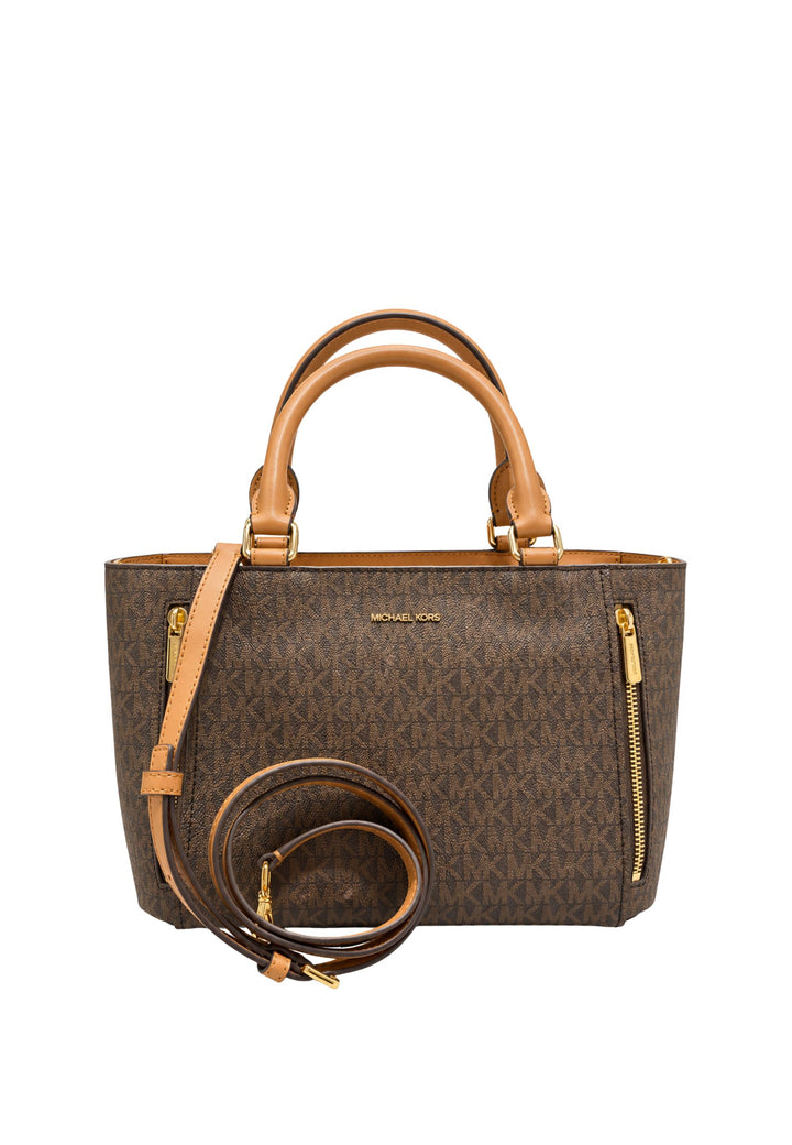 Michael Kors Nabela maža ruda rankinė su užtrauktuku