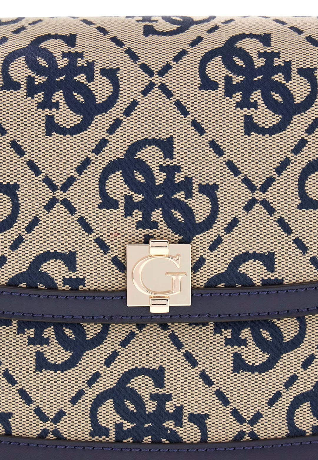 Guess Sac à Rabat Audrey Monogramme Navy Logo