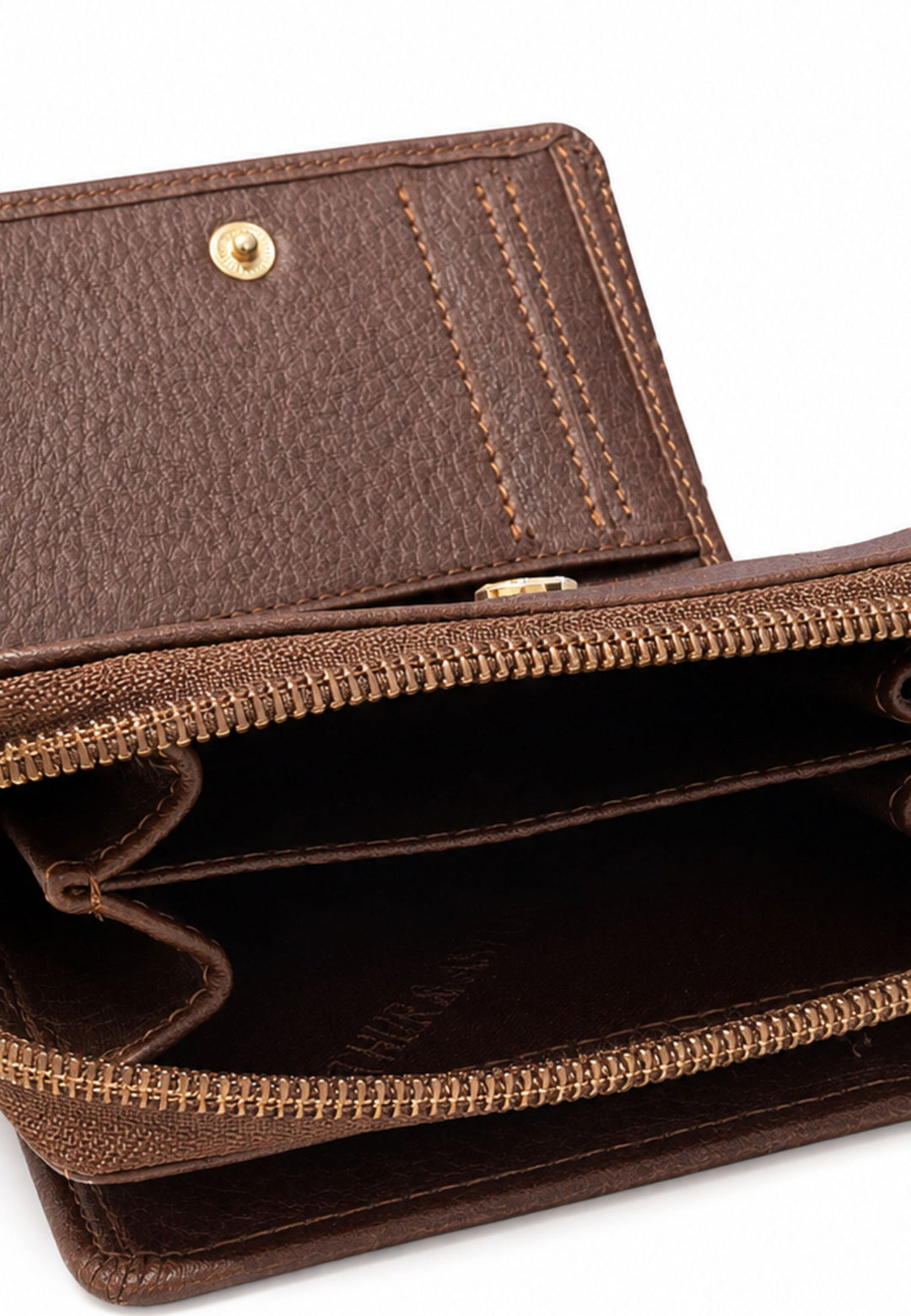 Arthur & Aston Porte Cartes Mixte, Homme, Femme Chataigne