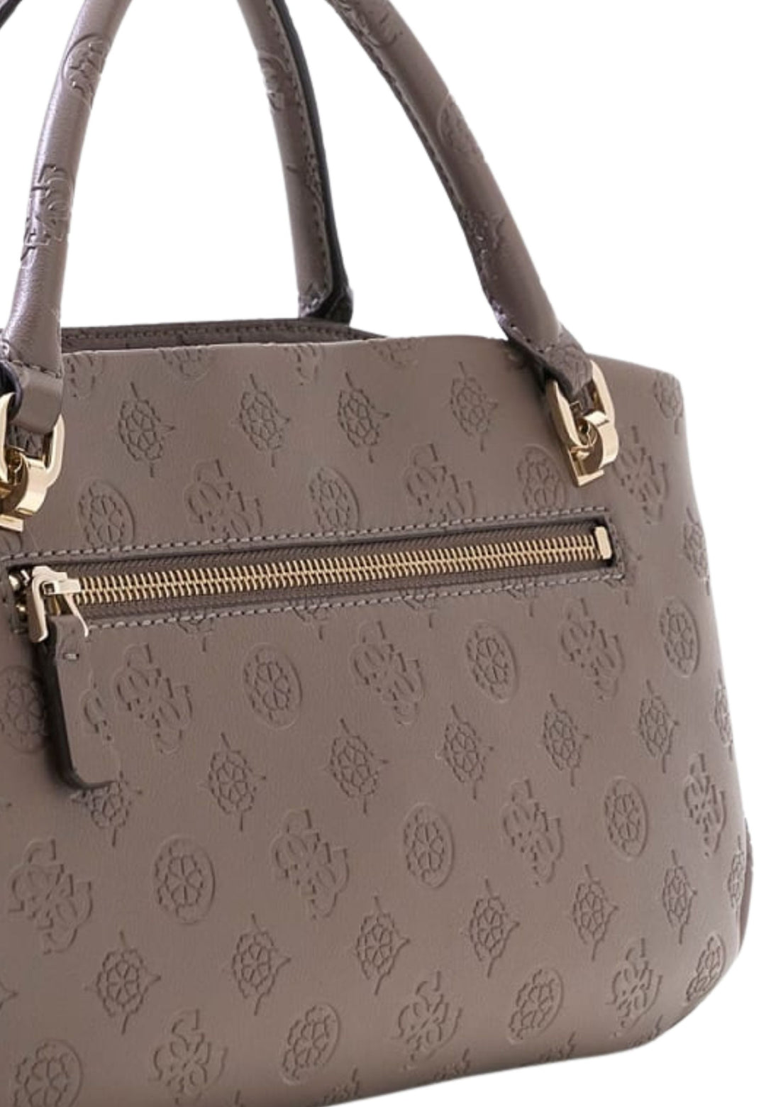 Guess Håndtaske Carmella 3 Compartiments Taupe Logo