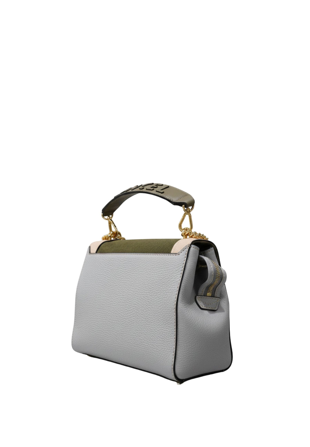 Lancel Bag Flap M Ninon Color Block Mco Dark Khaki Woman A13370AHTU