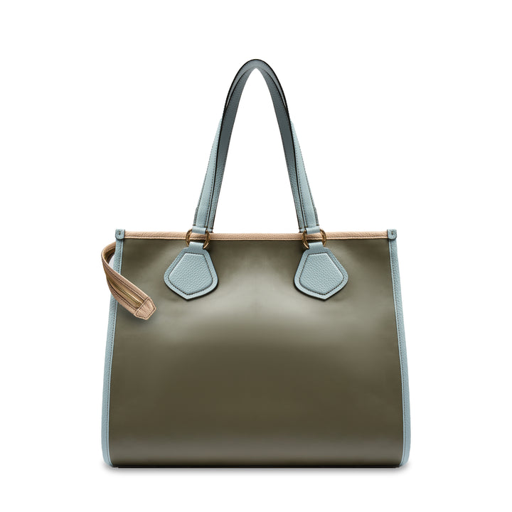 Lancel Cabas / Iepirkšanās Lancel Tote Anim Color Block Mco Kaki Fonce Sievietei A13369AHTU