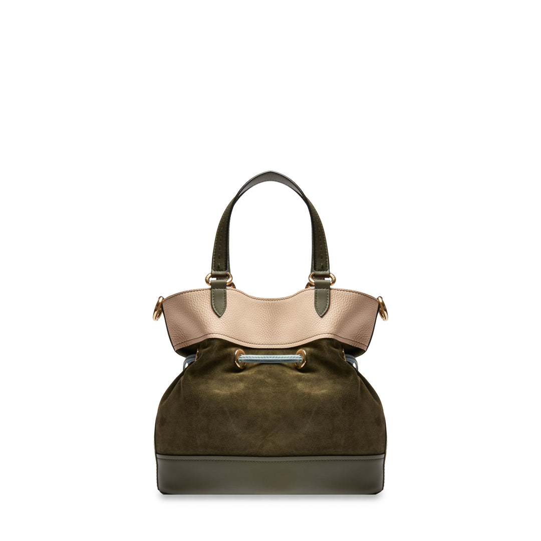 Lancel Sacs à main M Pf Animation Colorblock Mco Kaki Fonce Femme A13372AHTU