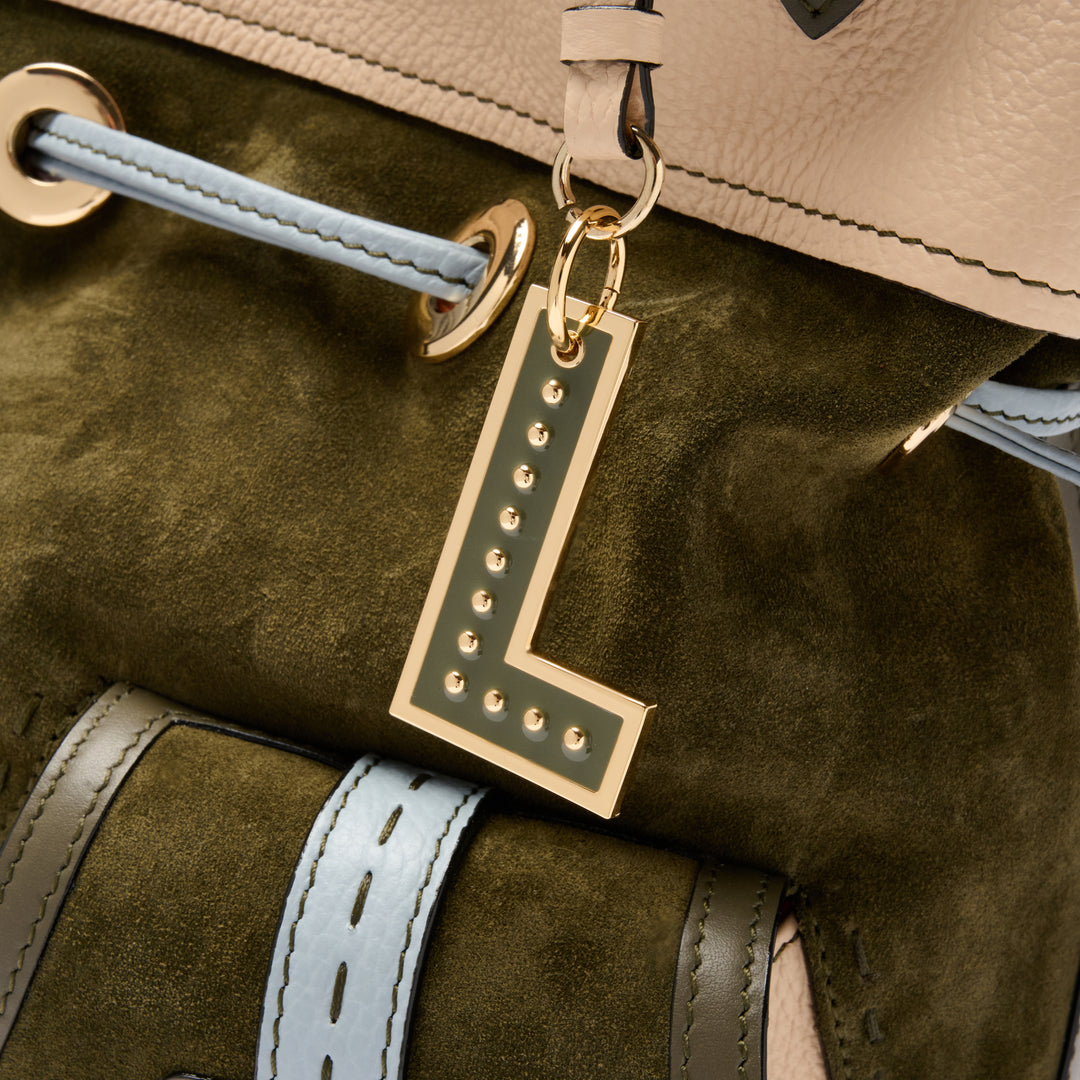 Lancel Sacs à main M Pf Animation Colorblock Mco Kaki Fonce Femme A13372AHTU