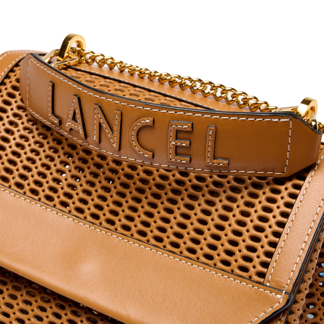 Lancel Sac Rabat M Ninon Animation Ajouree Camel Femme A1400920TU