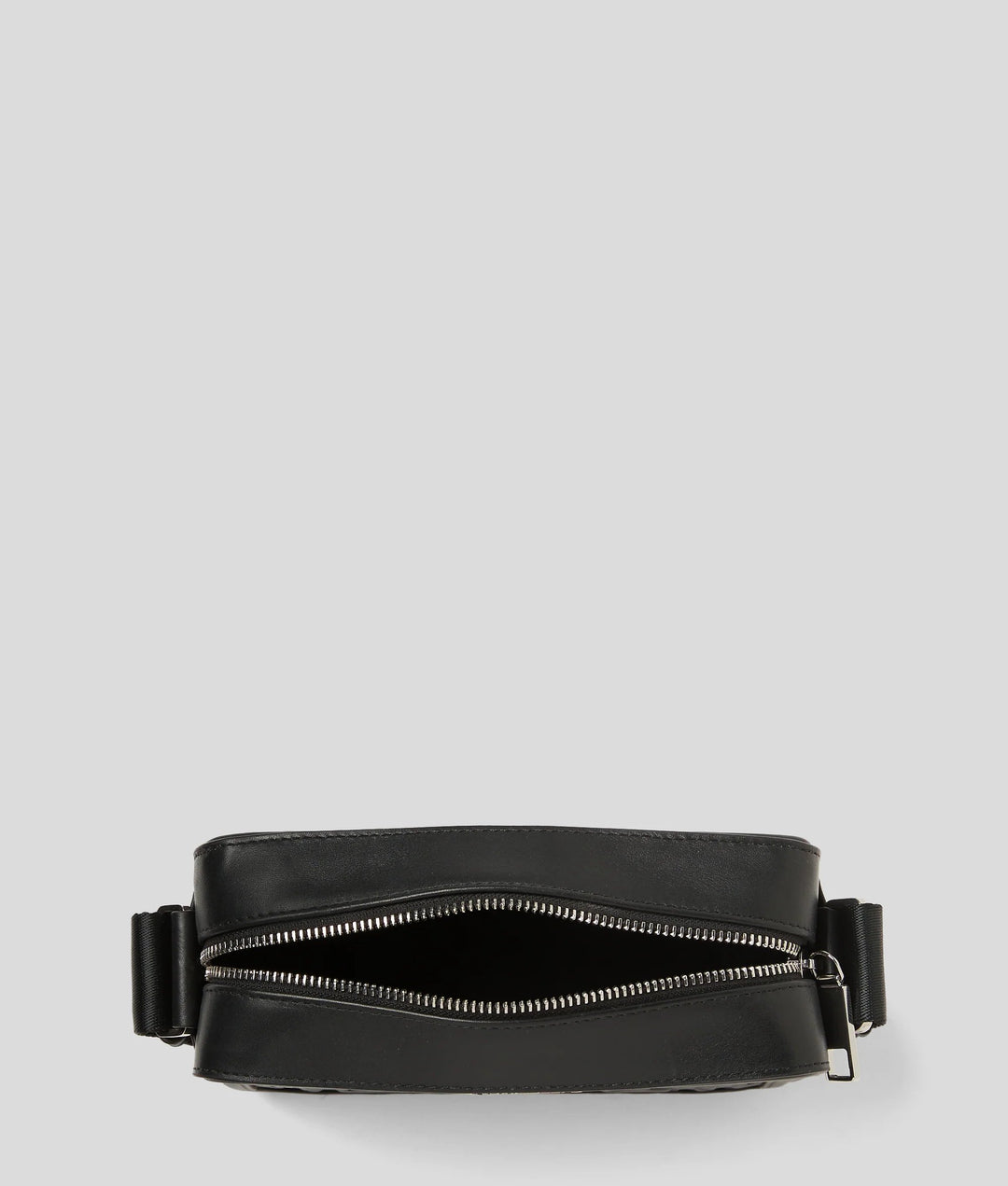 Torba na aparat K/LOOM z czarnego skóry Karl Lagerfeld A1M30067 Noir