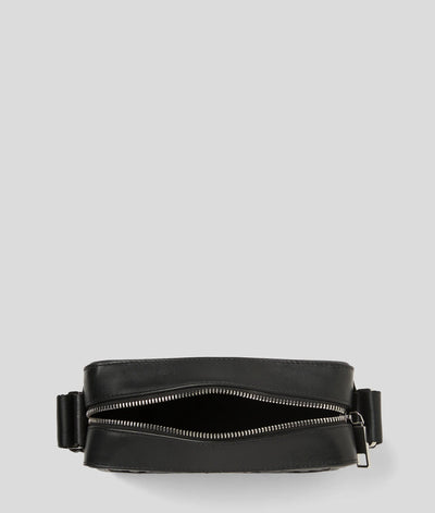 Sac Caméra K/LOOM en cuir Karl Lagerfeld A1M30067 Noir