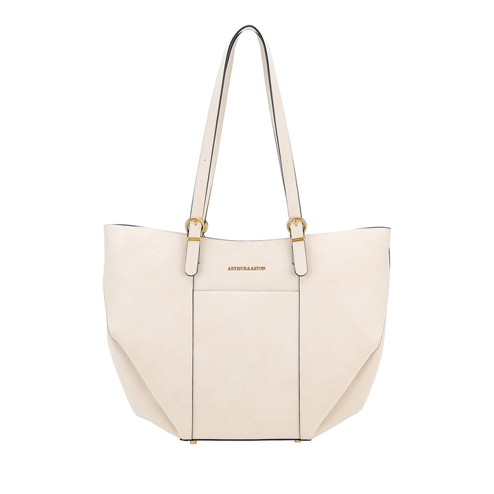 Arthur & Aston Bolso de Mano / Compras Mujer A218-07 Beige