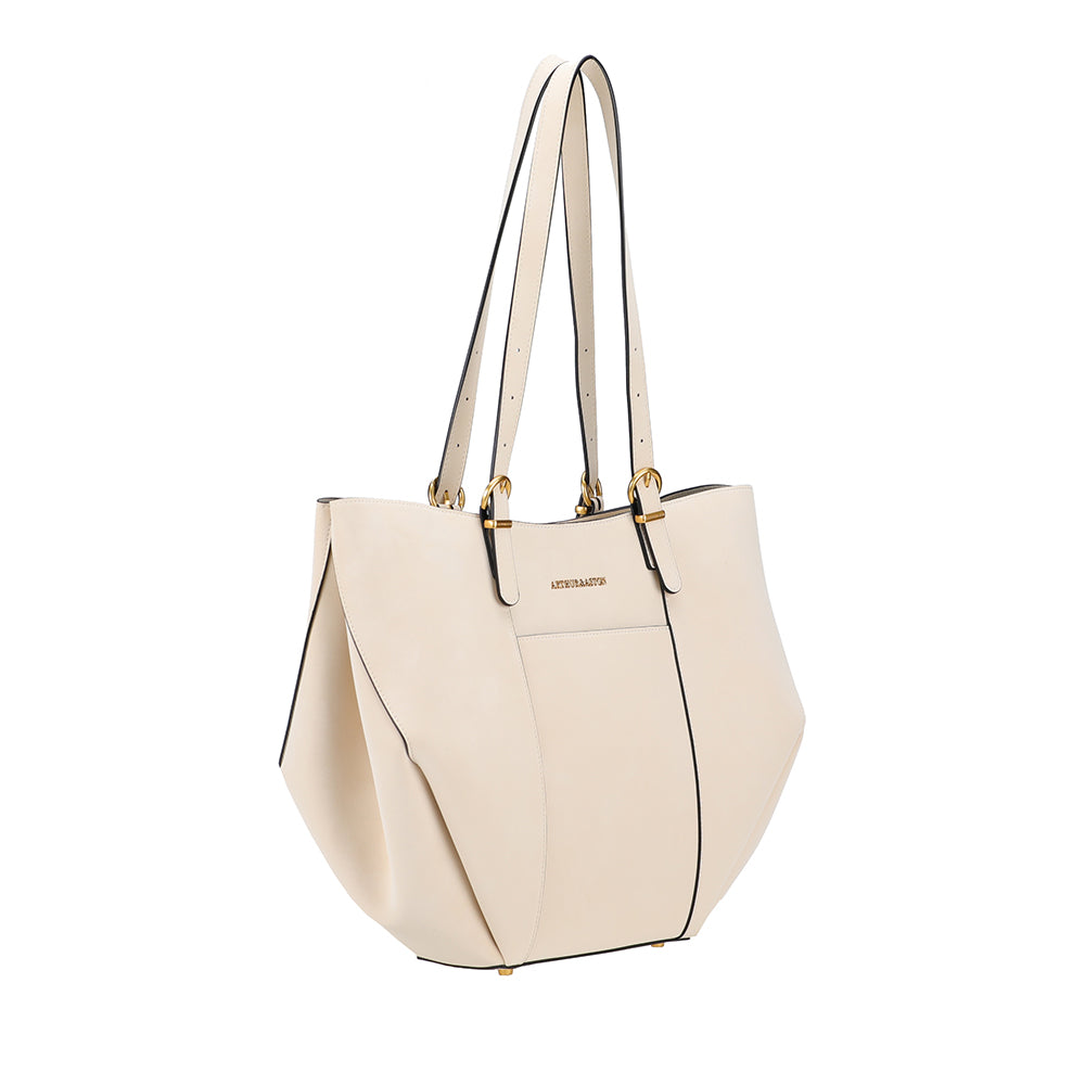 Arthur & Aston Bolso de Mano / Compras Mujer A218-07 Beige