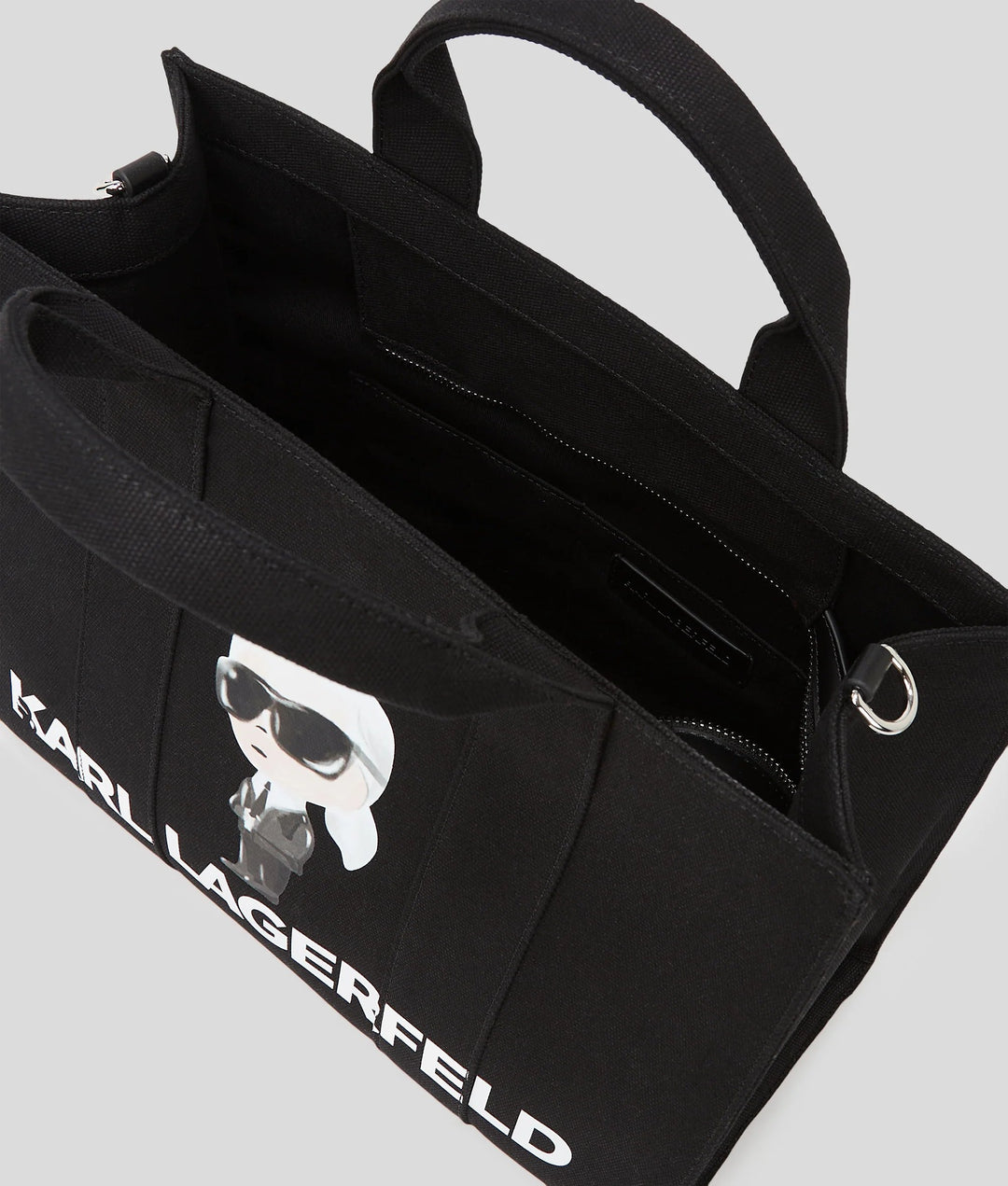 Torba Cabas Ikon Aquarelle Carré Karl Lagerfeld A2W50047 Czarny