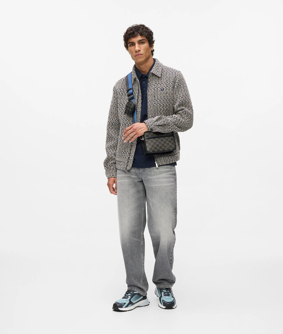 Torba Karl Lagerfeld K/Monogram Kanvas B1M30223 Czarna/Brązowa