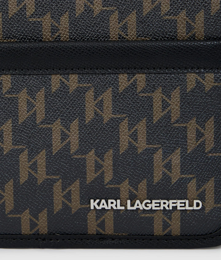 Torba Karl Lagerfeld K/Monogram Kanvas B1M30223 Czarna/Brązowa