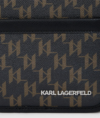 Sacoche Karl Lagerfeld K/Monogram Kanvas B1M30223 Noir/Marron