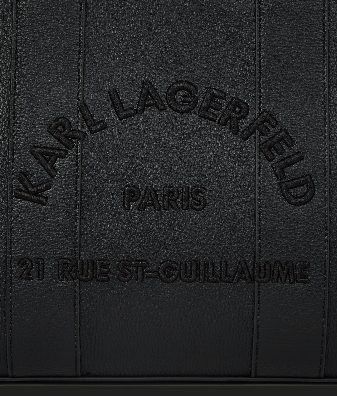 Tote taske M Rue St-Guillaume B1W30041 Karl Lagerfeld Sort