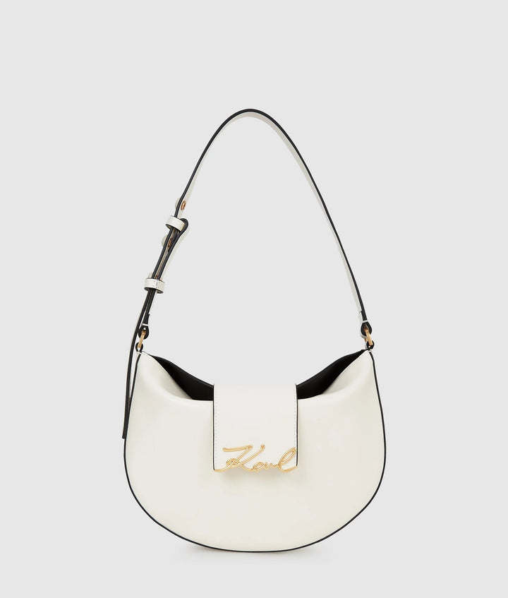 Sac lune K/Signature B1W30059 Karl Lagerfeld Blanc
