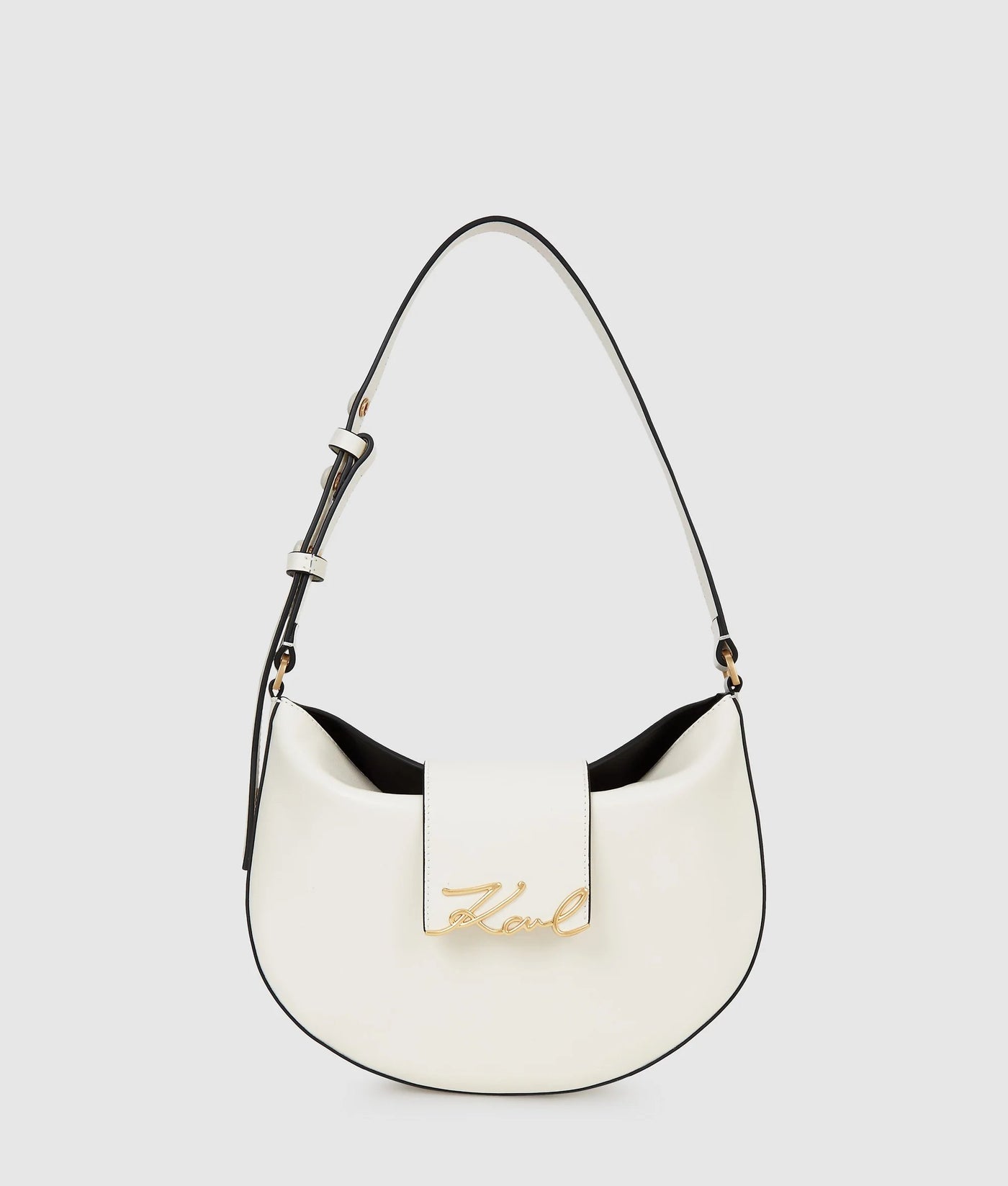 Sac lune K/Signature B1W30059 Karl Lagerfeld Blanc