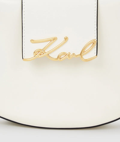 Sac lune K/Signature B1W30059 Karl Lagerfeld Blanc
