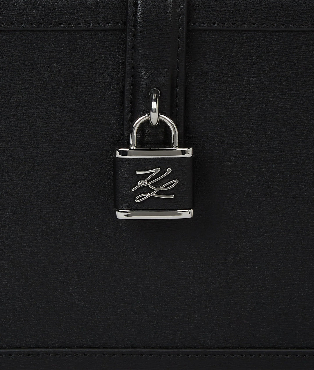 Sac à main Karl Lagerfeld avec cadenas B1W30100 K/Autograph Noir/ Nickel