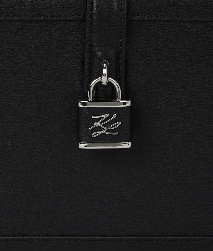Sac à main Karl Lagerfeld avec cadenas B1W30100 K/Autograph Noir/ Nickel