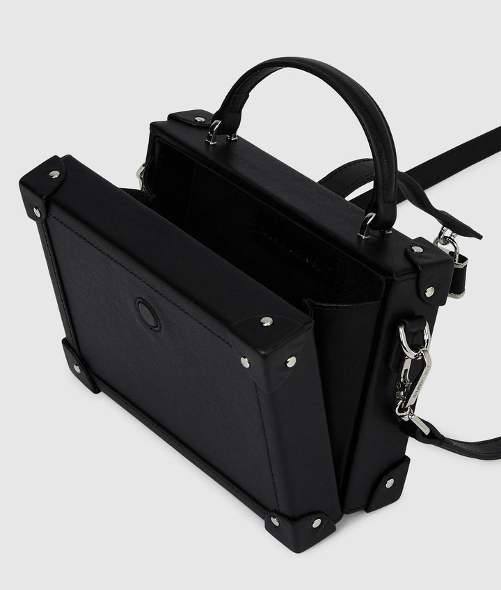 Sac à main Karl Lagerfeld avec cadenas B1W30100 K/Autograph Noir/ Nickel