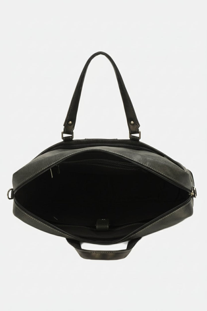 Arthur & Aston Porte Document Homme Noir