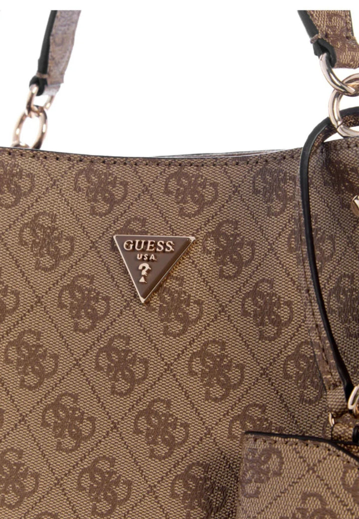Guess Iepirkumu soma Lorella Monogramme Latte Logo
