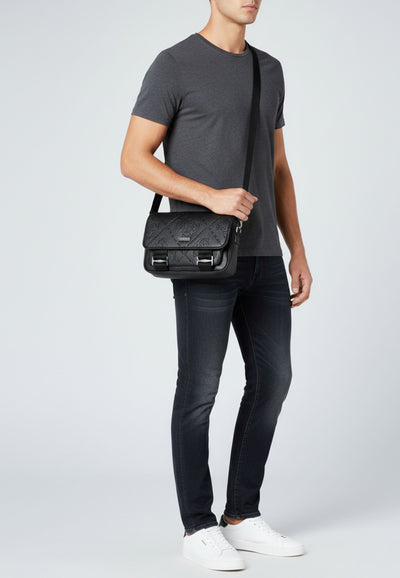 Guess Sac Bandoulière Boston Crossover Black BOMGP5464