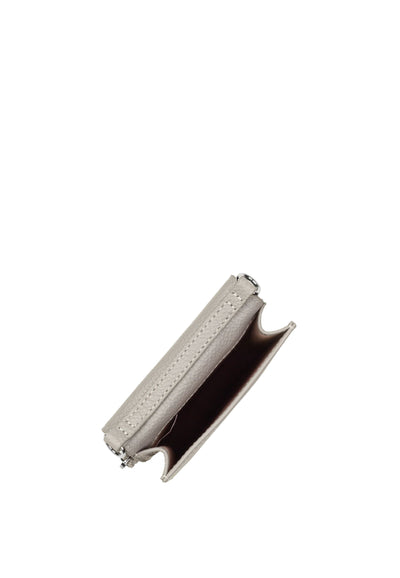 Lancaster Pochette smartphone A rabat avec pression Foulonné PM 170-37 Gris