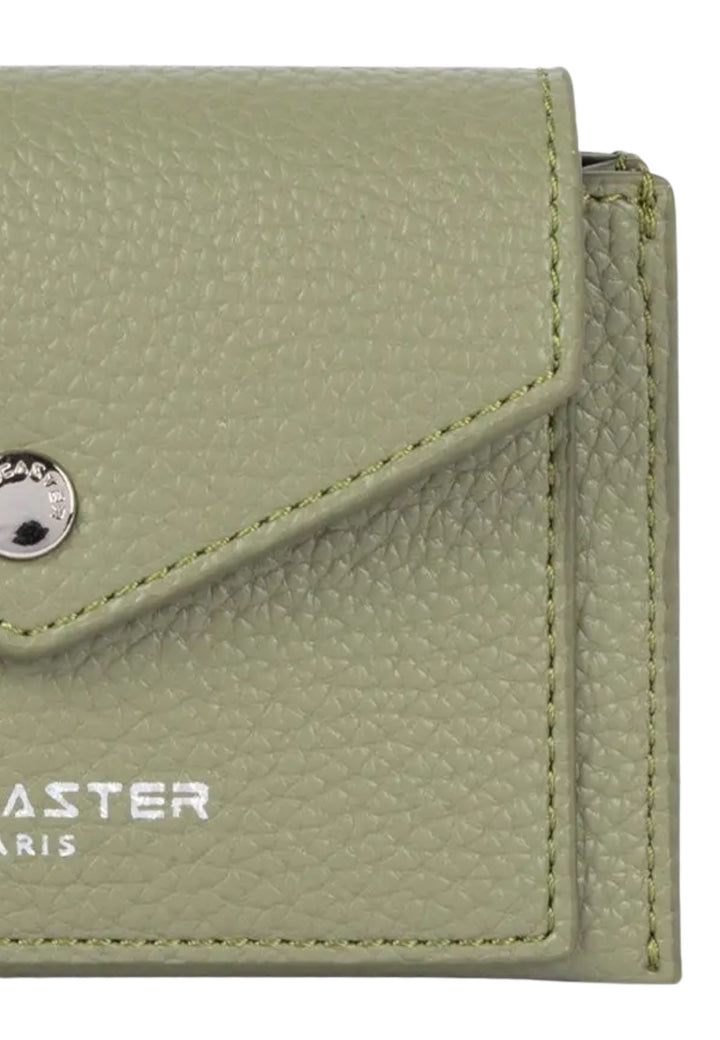 Lancaster Maya Double Zipped Card Holder KBA 117-010 Olive
