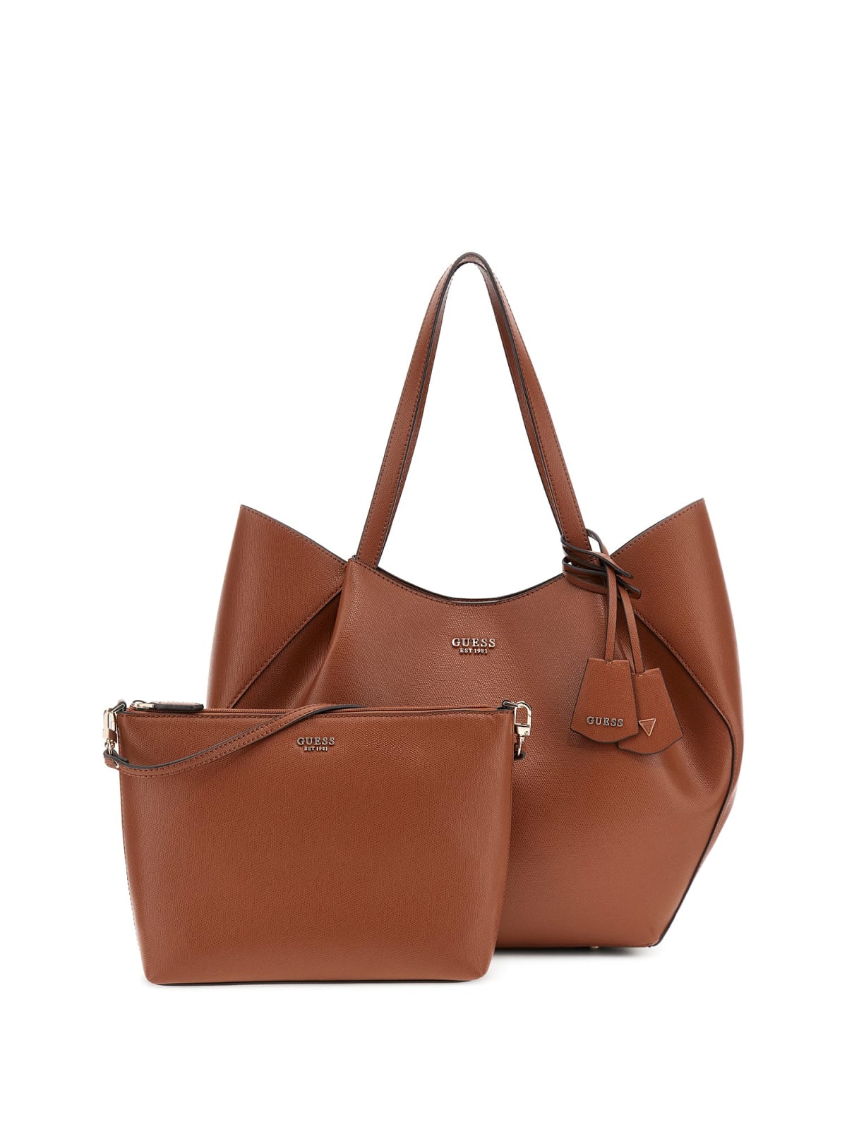 Guess Shoulder Bag Noelle Girlfriend Sa Cognac BG789824 Lucky