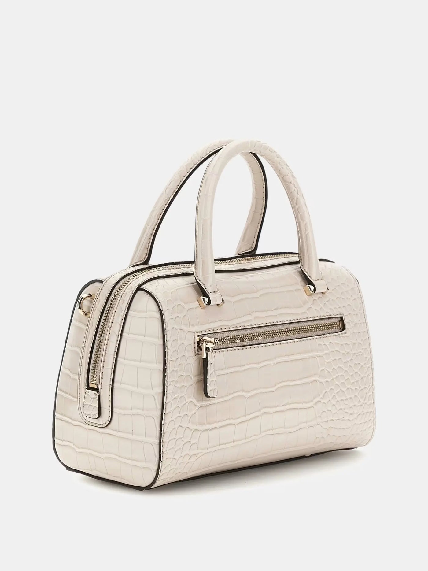 Sac Bandoulière Guess Nelka Box Satchel Stone CG930705