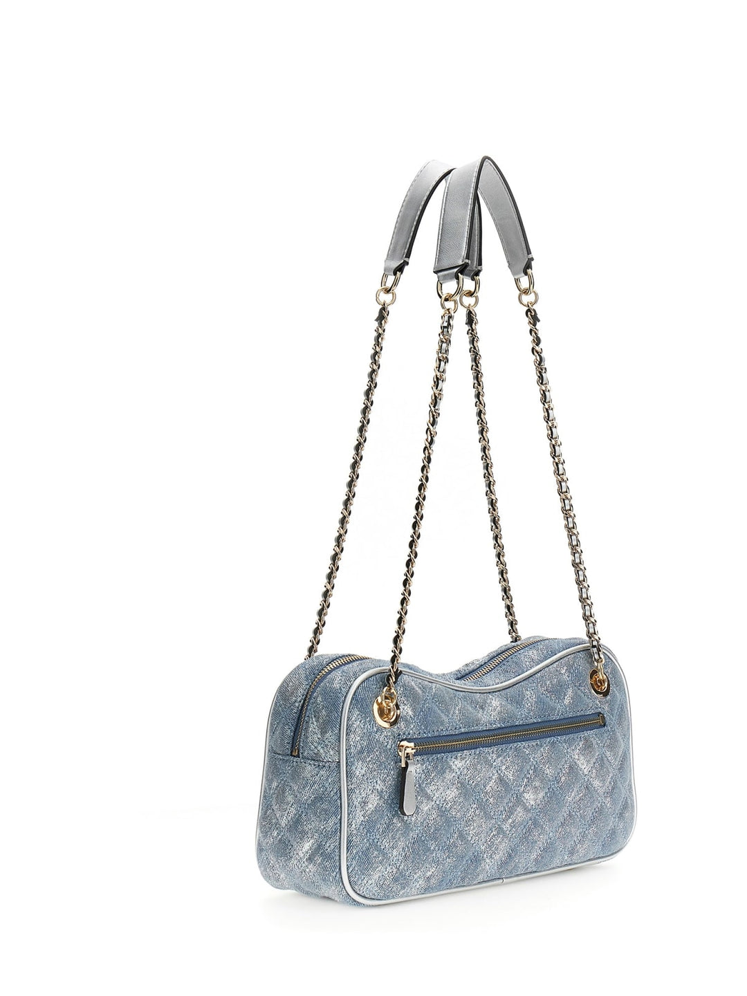 Guess Schultertasche Cerelia Shoulder Sat Metallic Denim DG967309