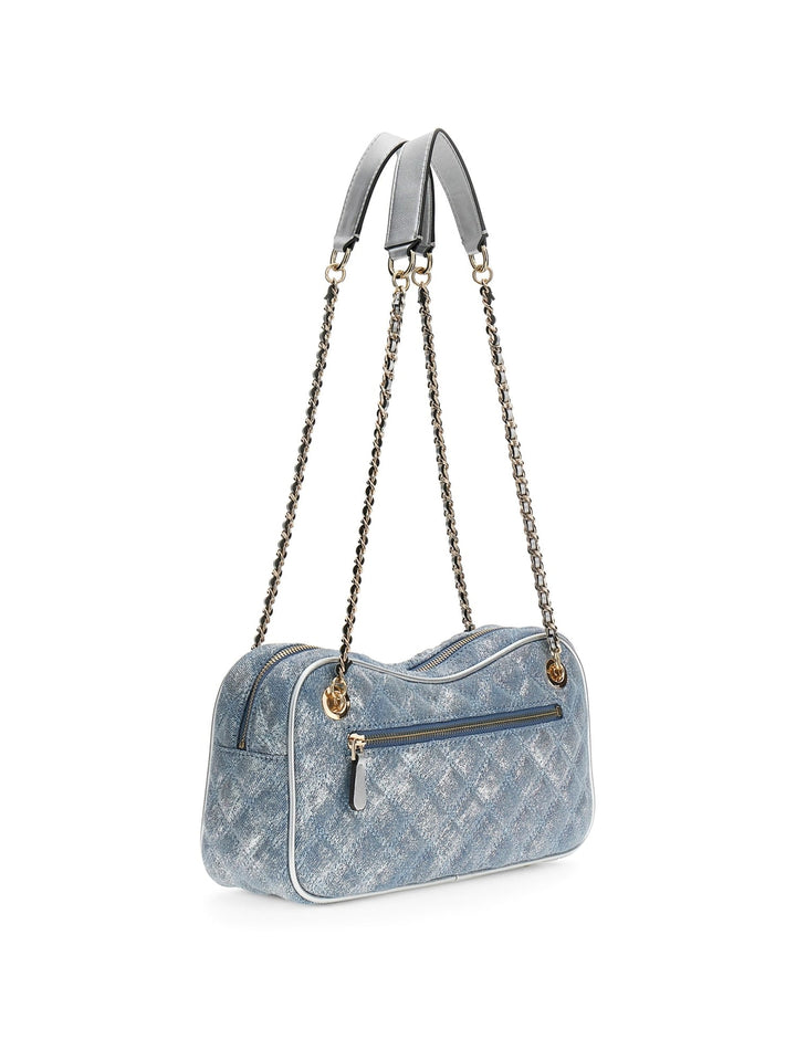 Guess Torba Bandoulière Cerelia Shoulder Sat Metallic Denim DG967309