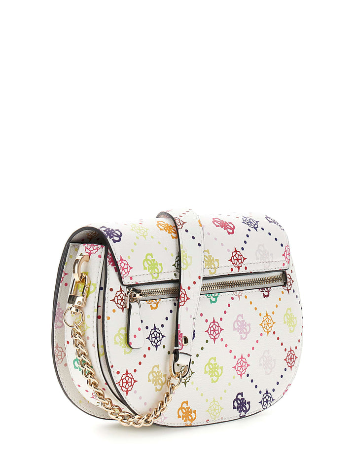 Guess Umhängetasche Emelie Logo Top Zip Multi Logo GM992820