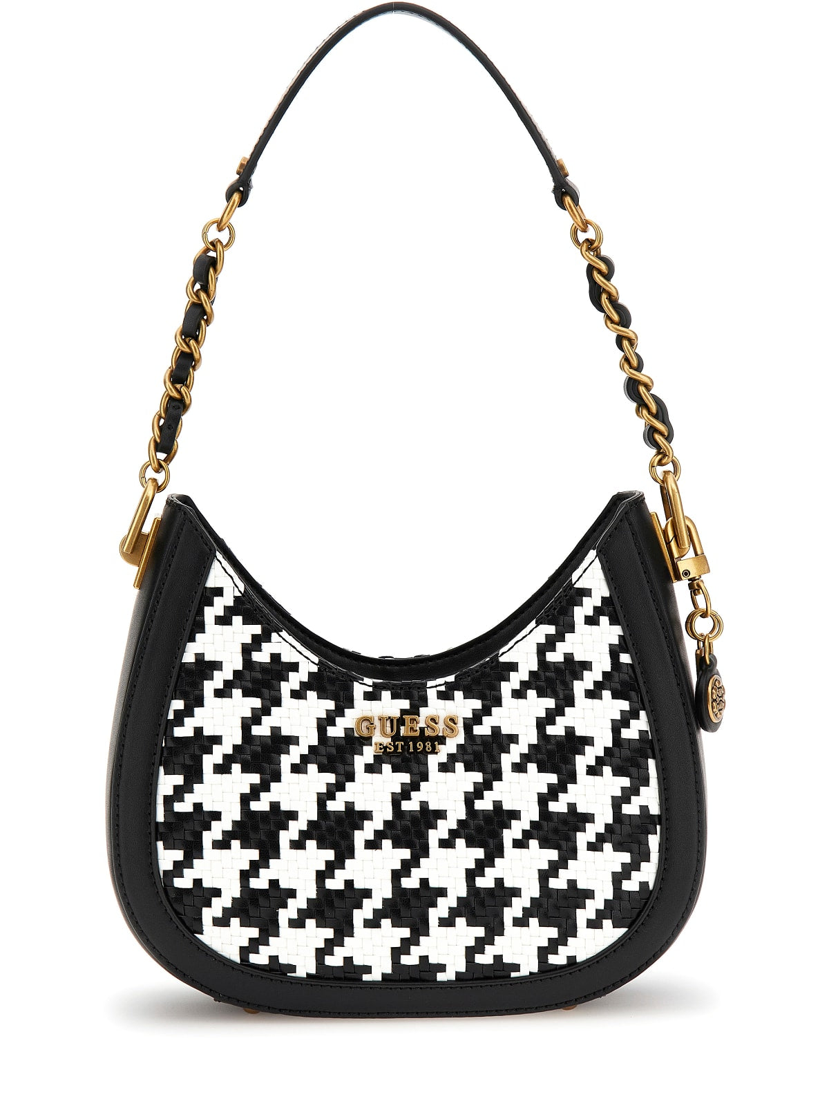 Sacs à main Guess Abey Small Black/White HT855801