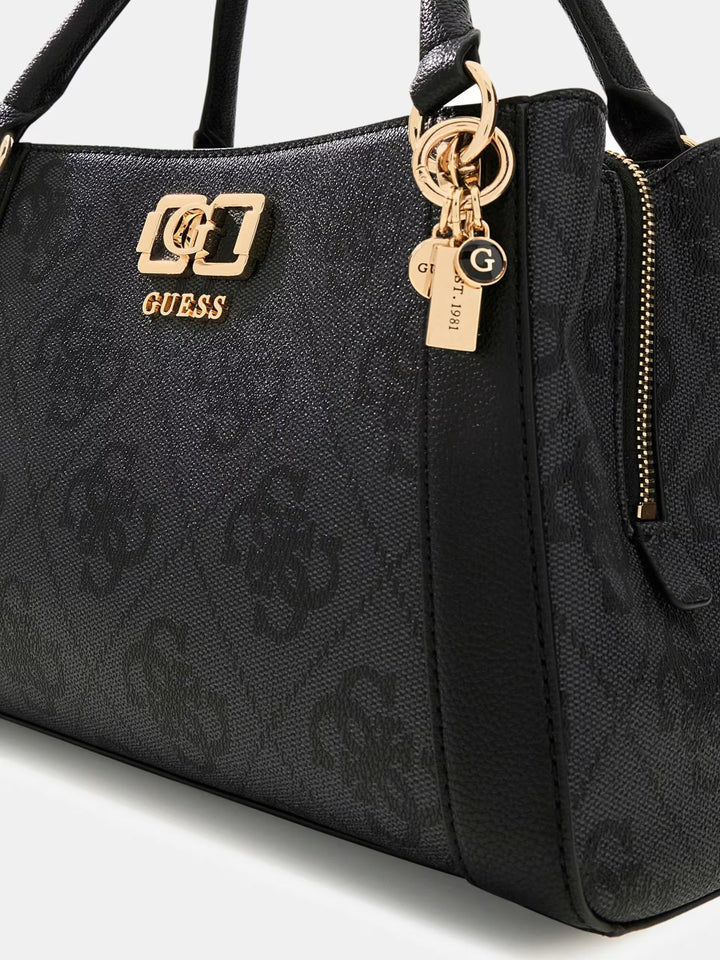 Guess Sacs à main Karnilla Logo Bucket Coal Logo OS990106