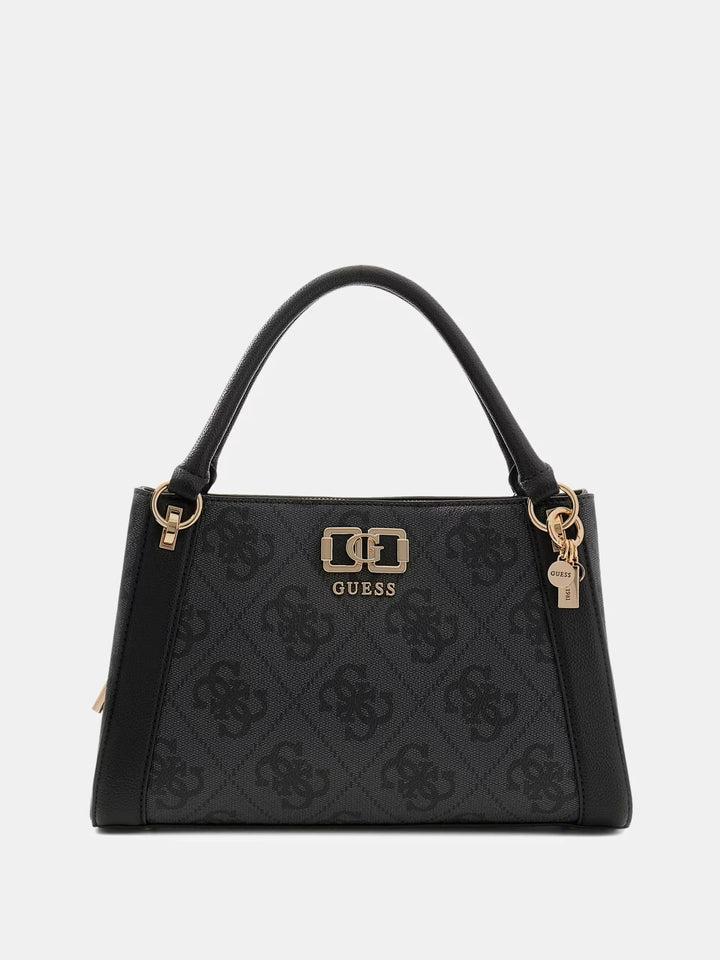 Guess Handbags Karnilla Logo Bucket Coal Logo OS990106