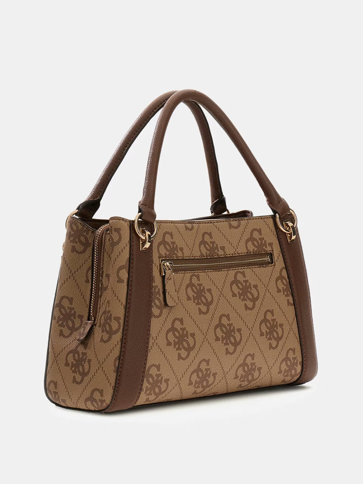 Guess Sacs à main Karnilla Logo Bucket Latte Logo/Brown OS990106