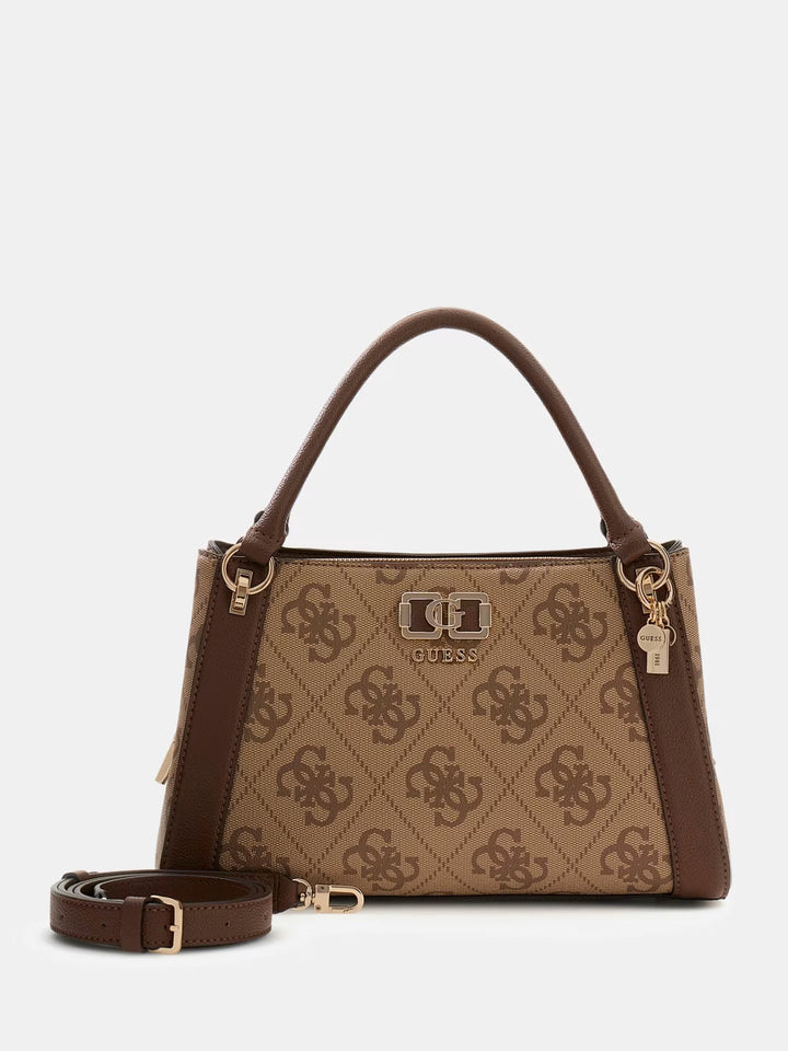 Guess Sacs à main Karnilla Logo Bucket Latte Logo/Brown OS990106
