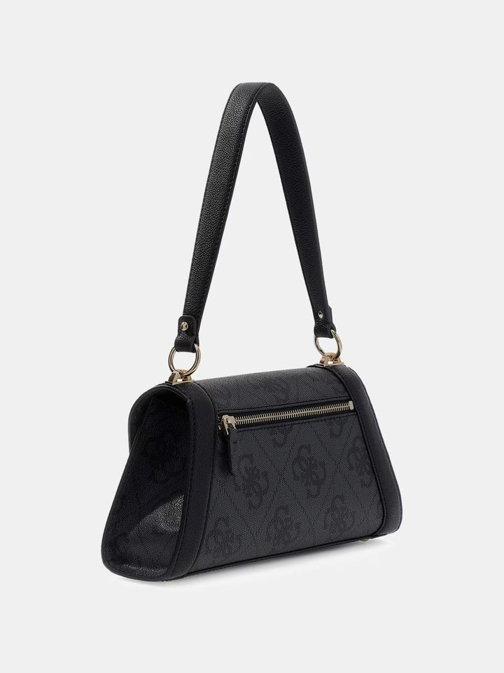 Guess Handbags Karnilla Logo Bucket Coal Logo OS990119