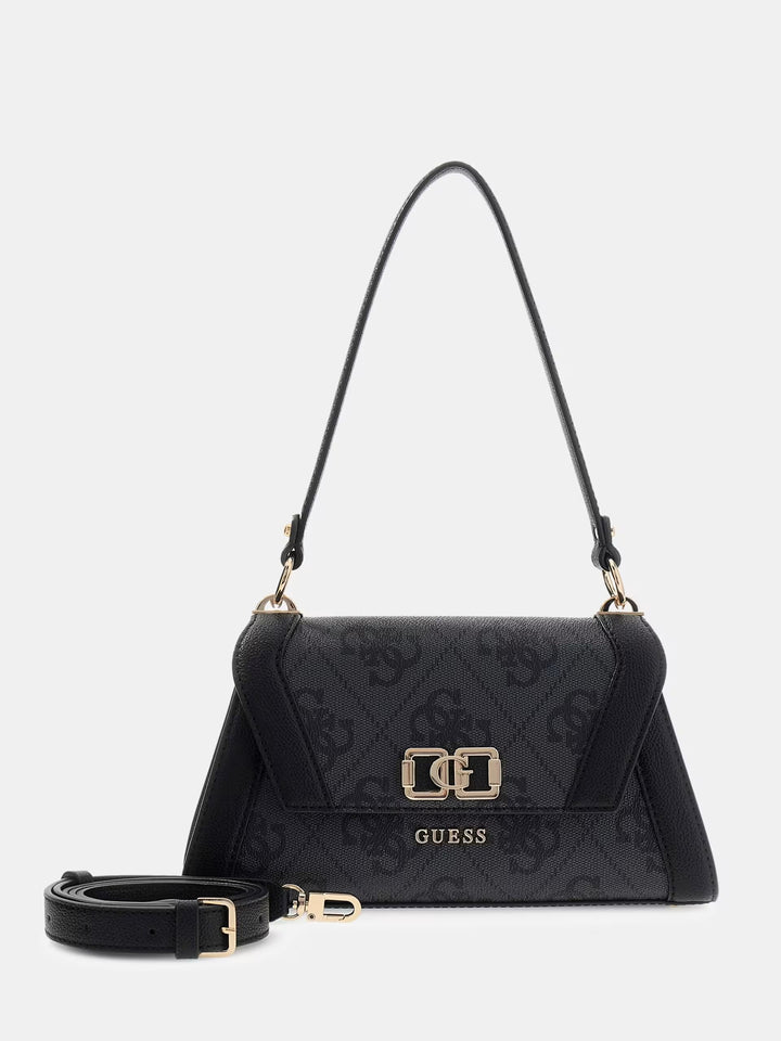 Guess Handbags Karnilla Logo Bucket Coal Logo OS990119