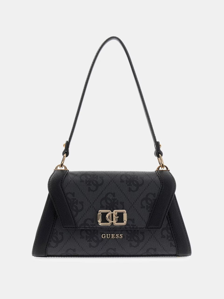 Guess Handbags Karnilla Logo Bucket Coal Logo OS990119