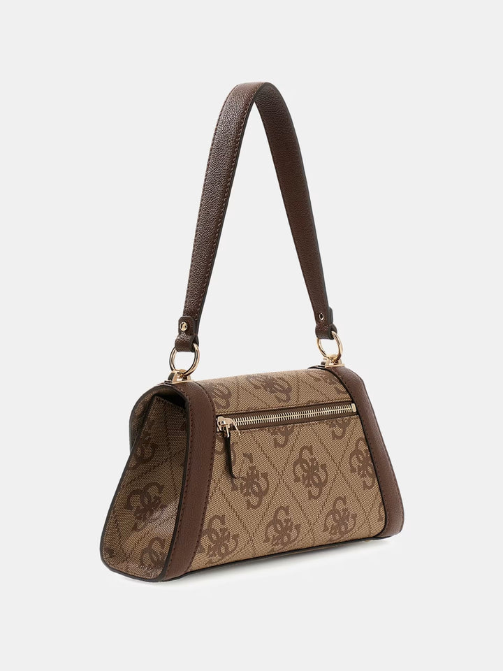 Guess Handtaschen Karnilla Logo Bucket Latte Logo/Brown OS990119
