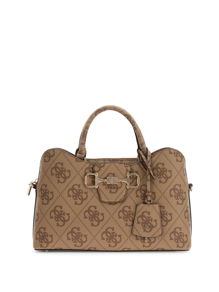 Guess Torebki Karnilla Logo Bucket Latte Logo OS992406