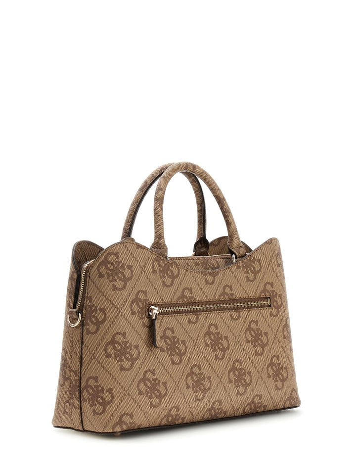 Guess Torebki Karnilla Logo Bucket Latte Logo OS992406
