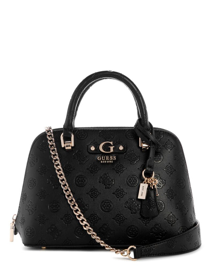 Guess Torba Na Ramię Dita Dome Satchel Black Logo PD760205