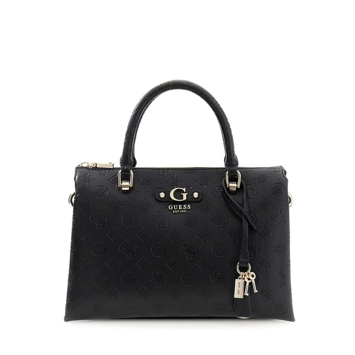 Guess Sac Bandoulière Dita Dome Satchel Black Logo PD760206
