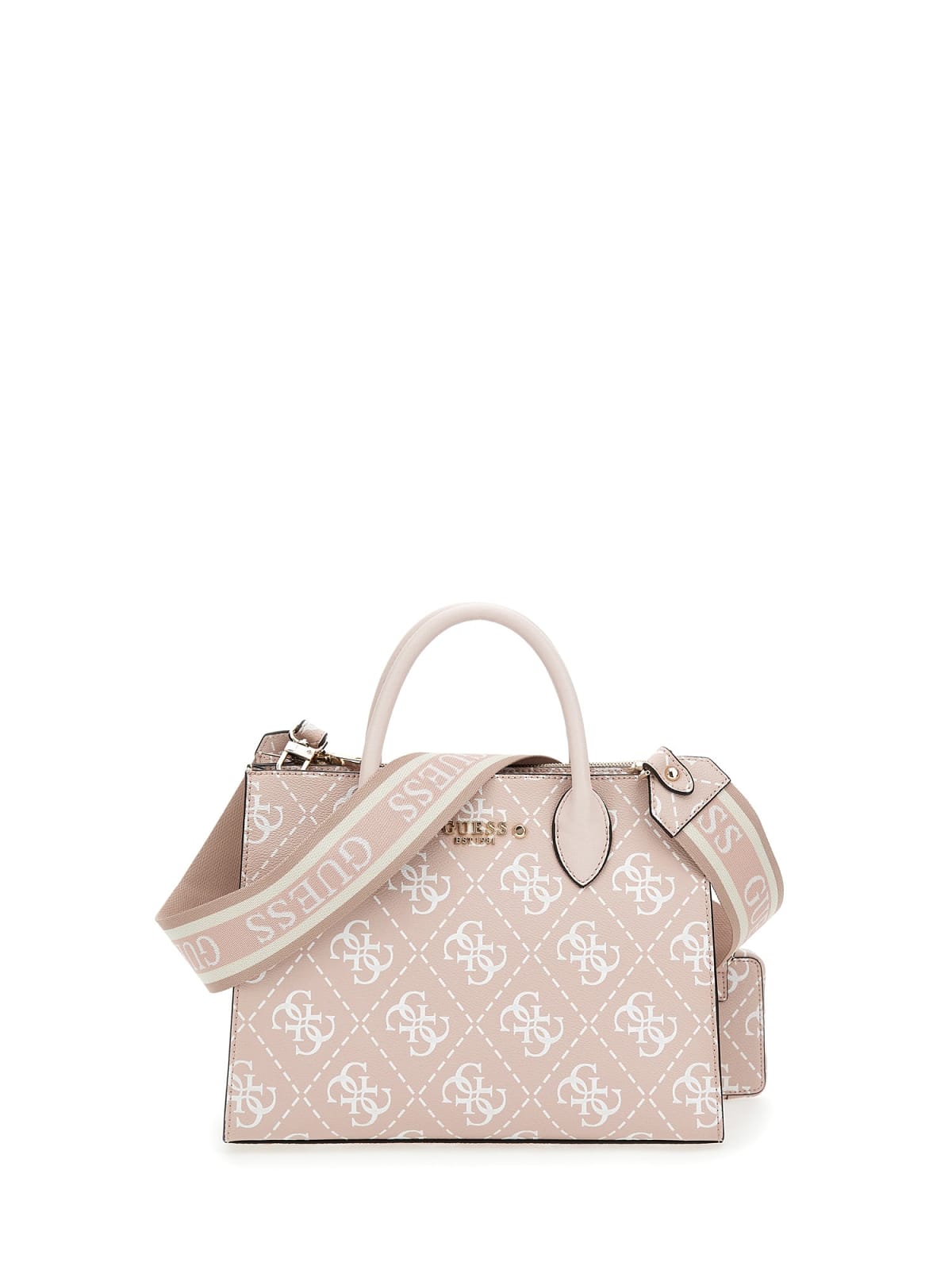 Sac Bandoulière Guess Rea High Rosewood Logo SG896306