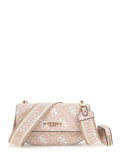 Sac Bandoulière Guess Rea High Rosewood Logo SG896316